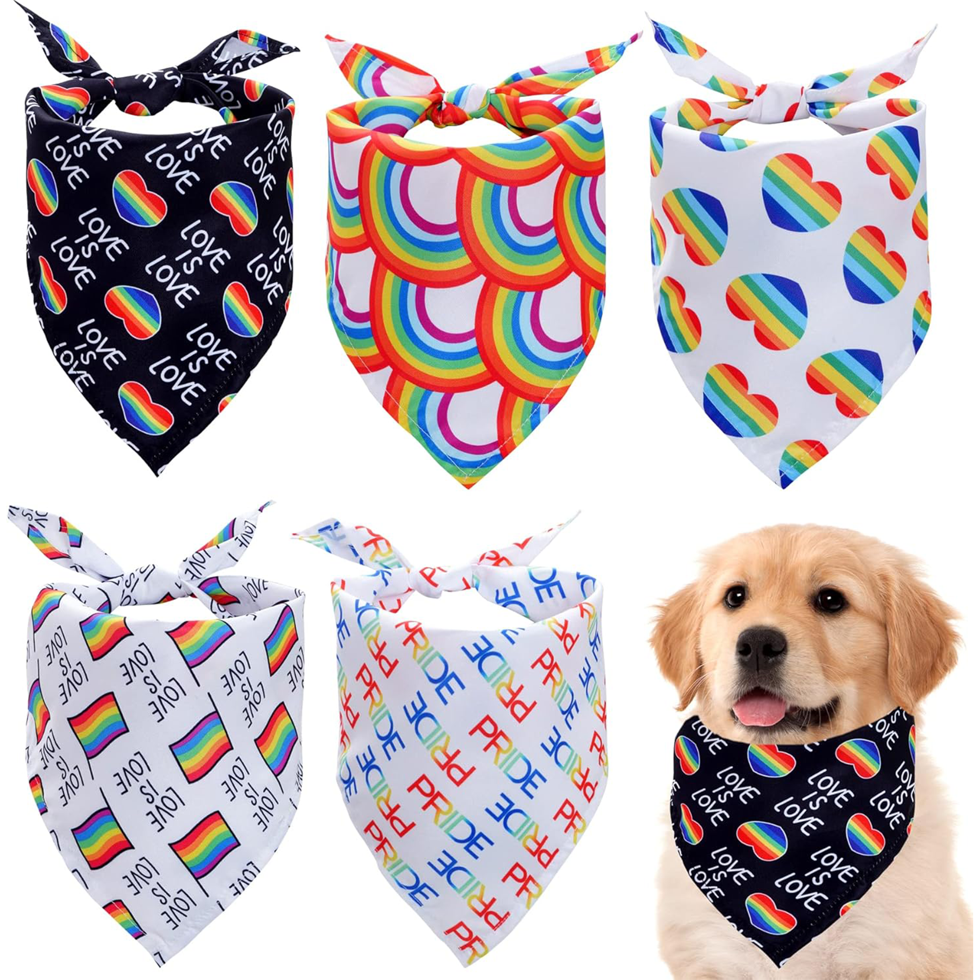 Cotton Pet Triangle Towel Saliva Bandana 2