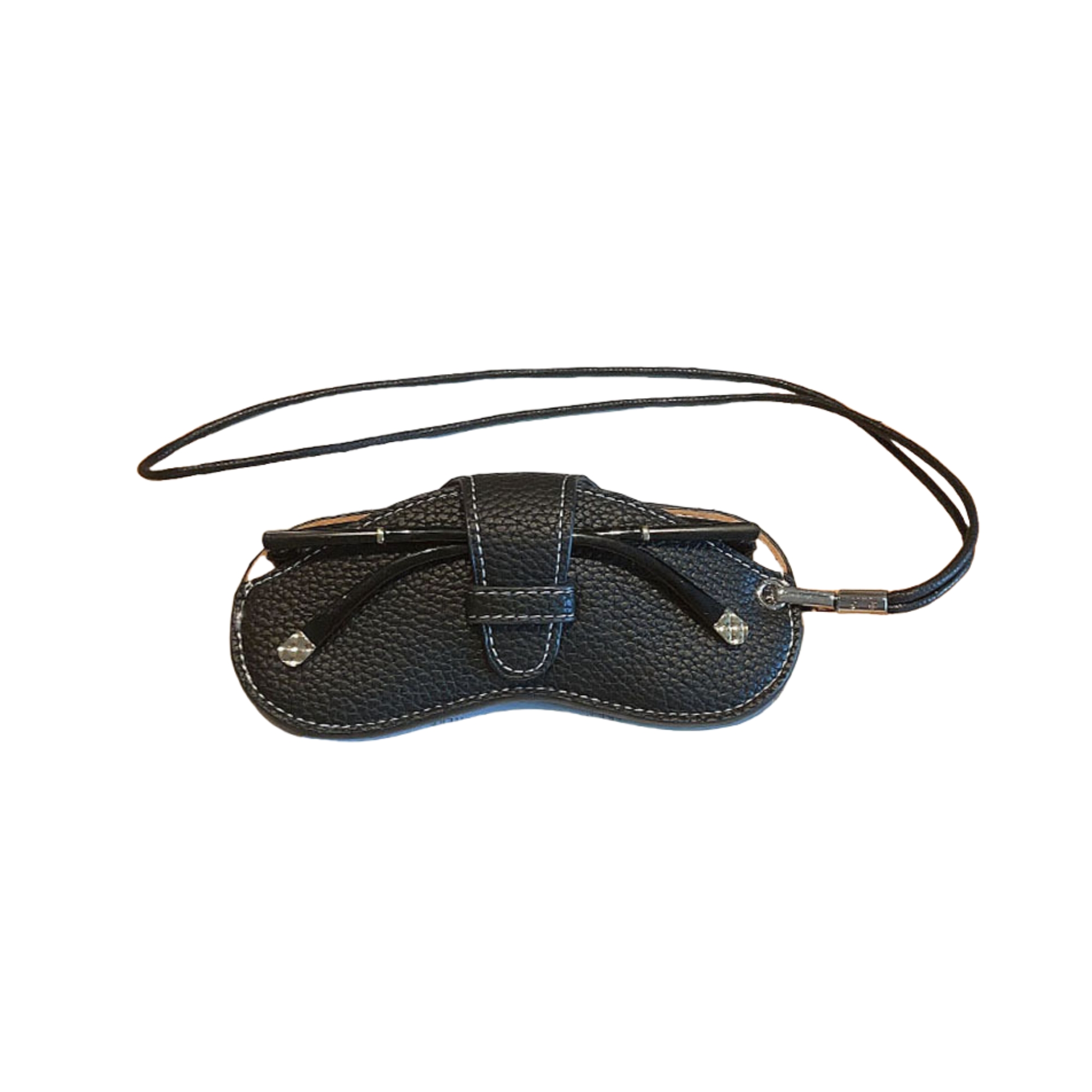 Soft Leather Sunglasses Pouch With Lanyard 9