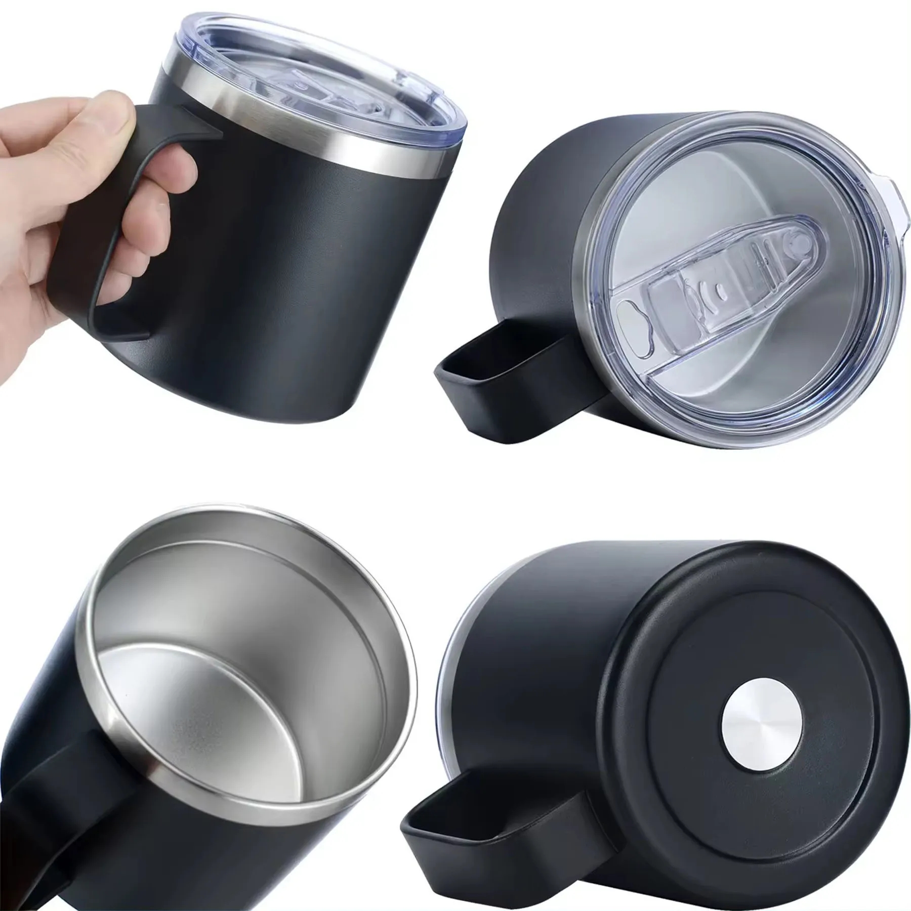 14oz Stainless Steel Mug with Lid 43