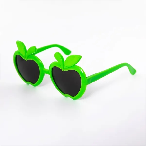 Custom Apple Shaped Polycarbonate Sunglasses — Five-Color Fun Event Eyewear 4