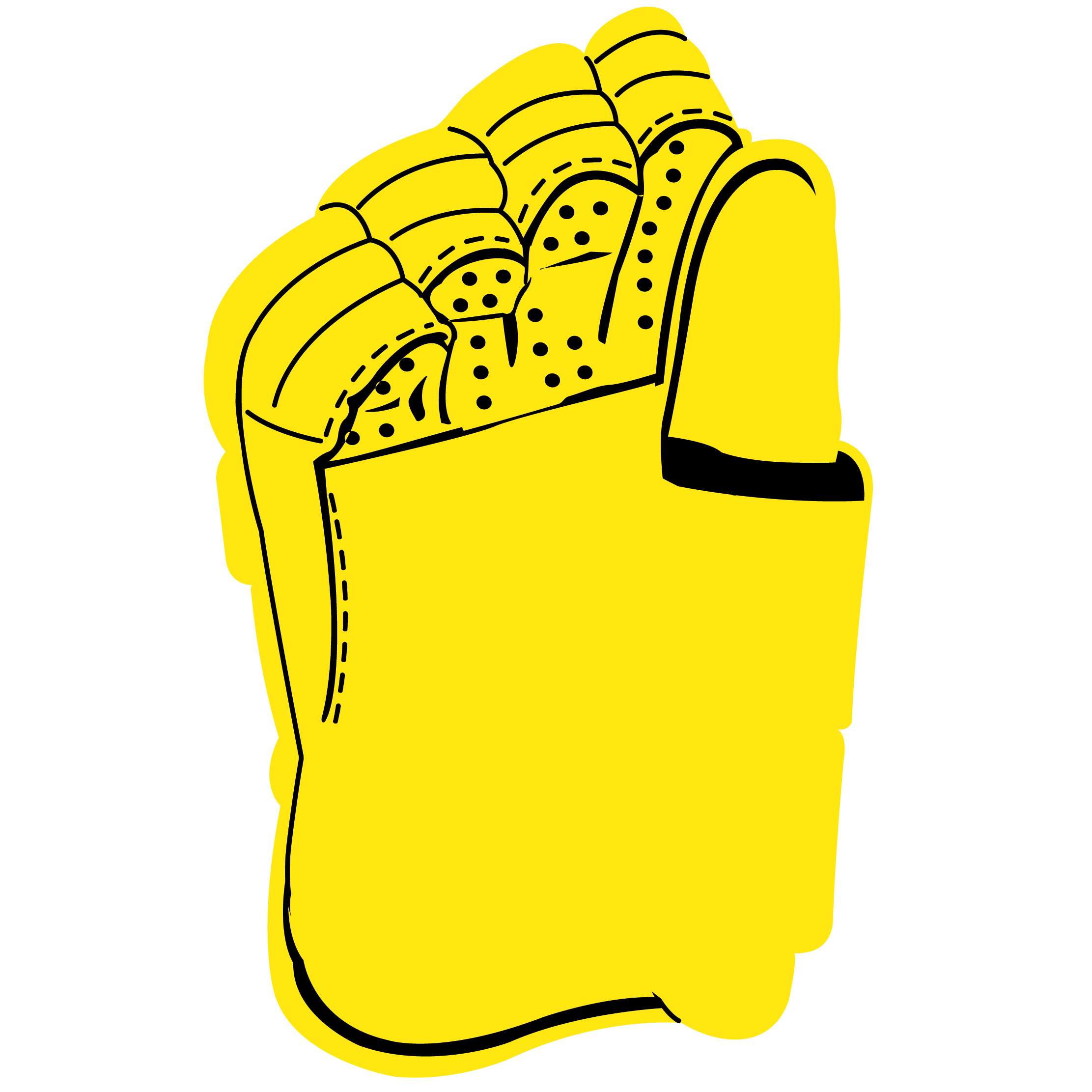 Foam Hockey Glove Hand 55