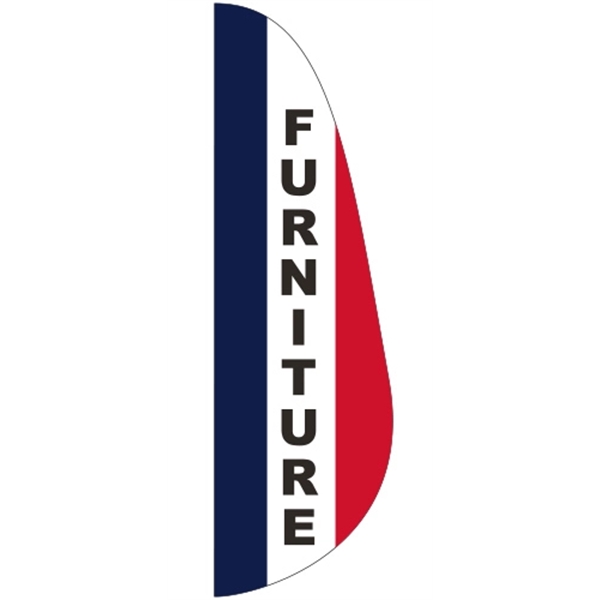 3' x 10' Message Feather Flag - Furniture