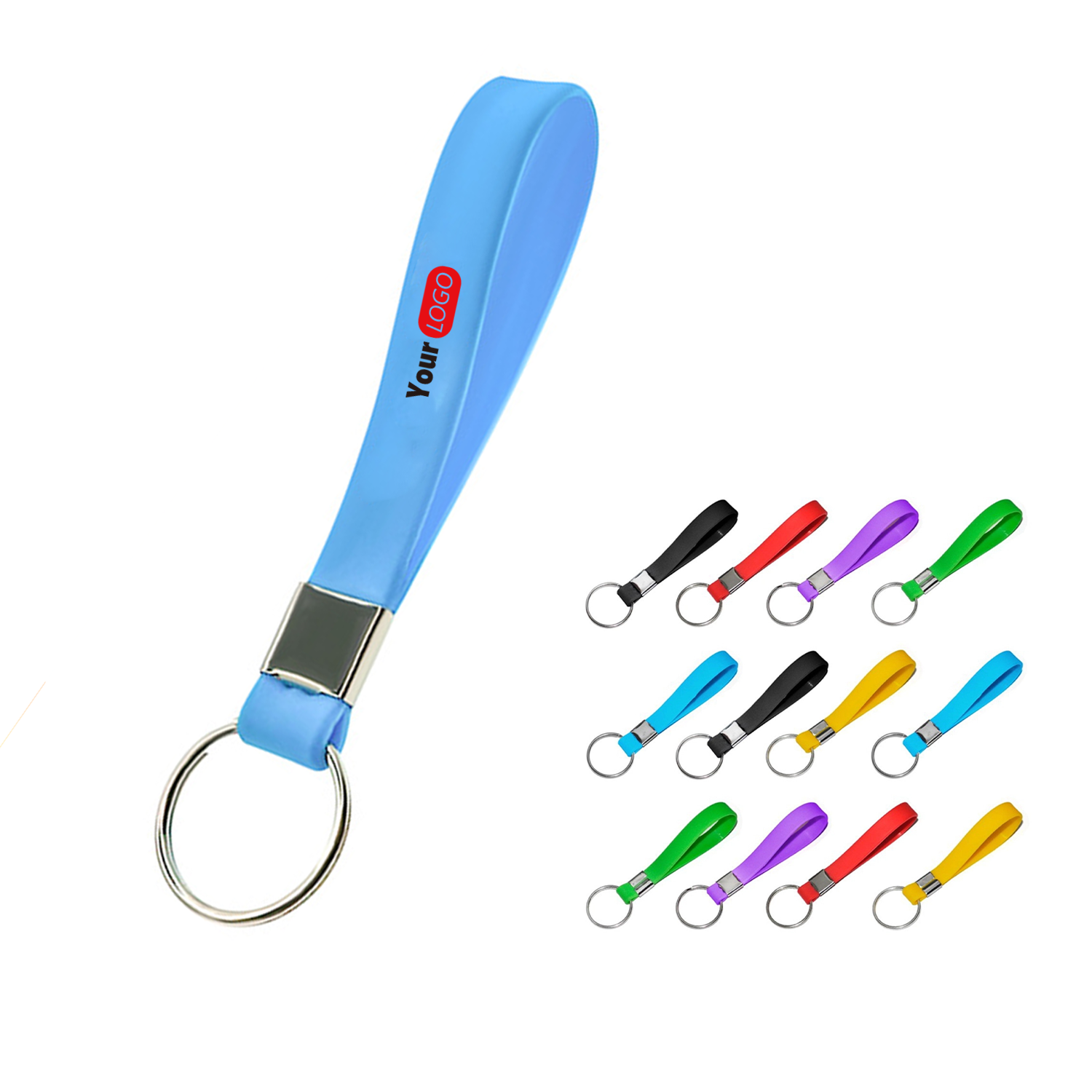 Custom Silicone Key Bracelet - Durable & Portable