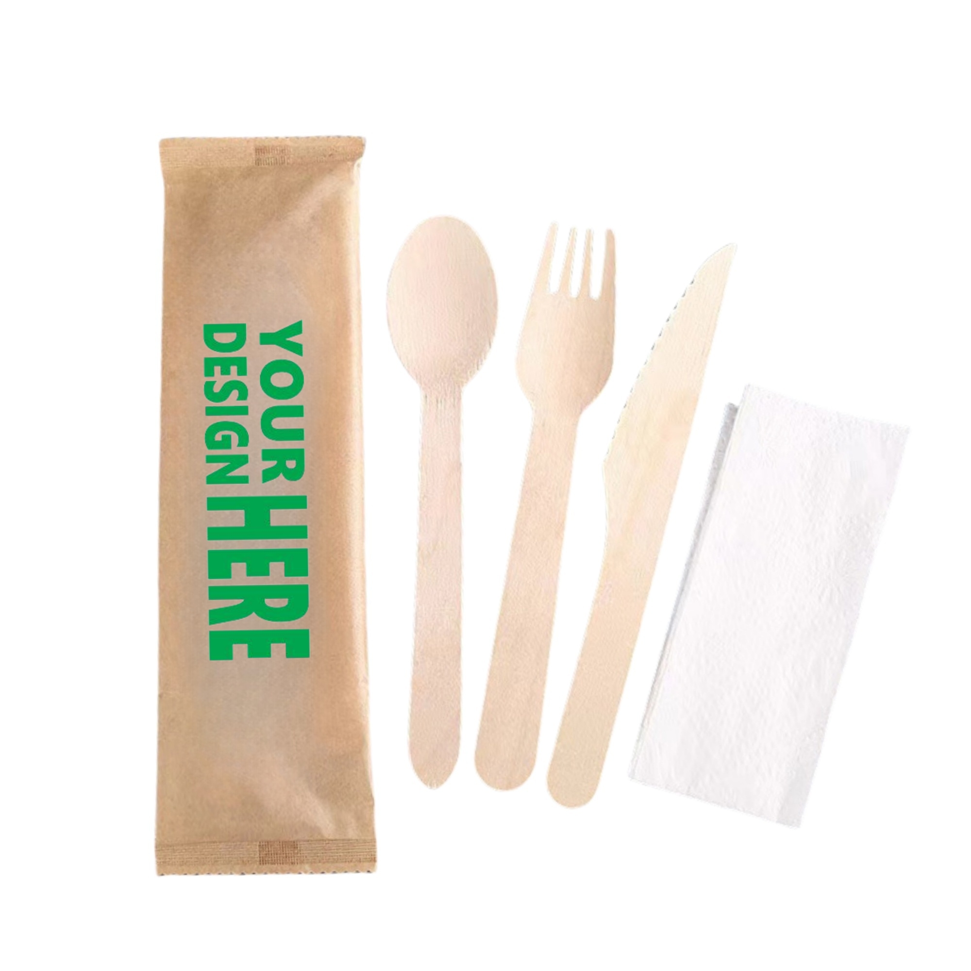 Eco-Friendly Wooden Cutlery Set 5