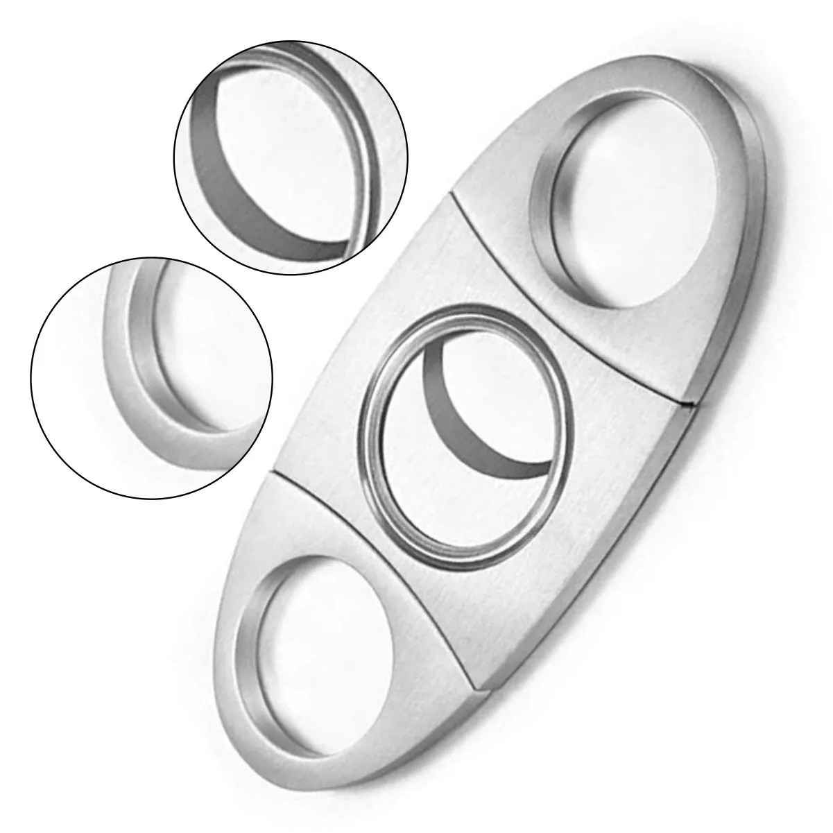 Stainless Steel Double Blade Cigar Cutter 19