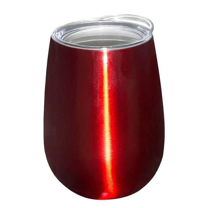 10 oz. Stemless Vacuum Wine Tumbler with Lid - Thumbnail 3