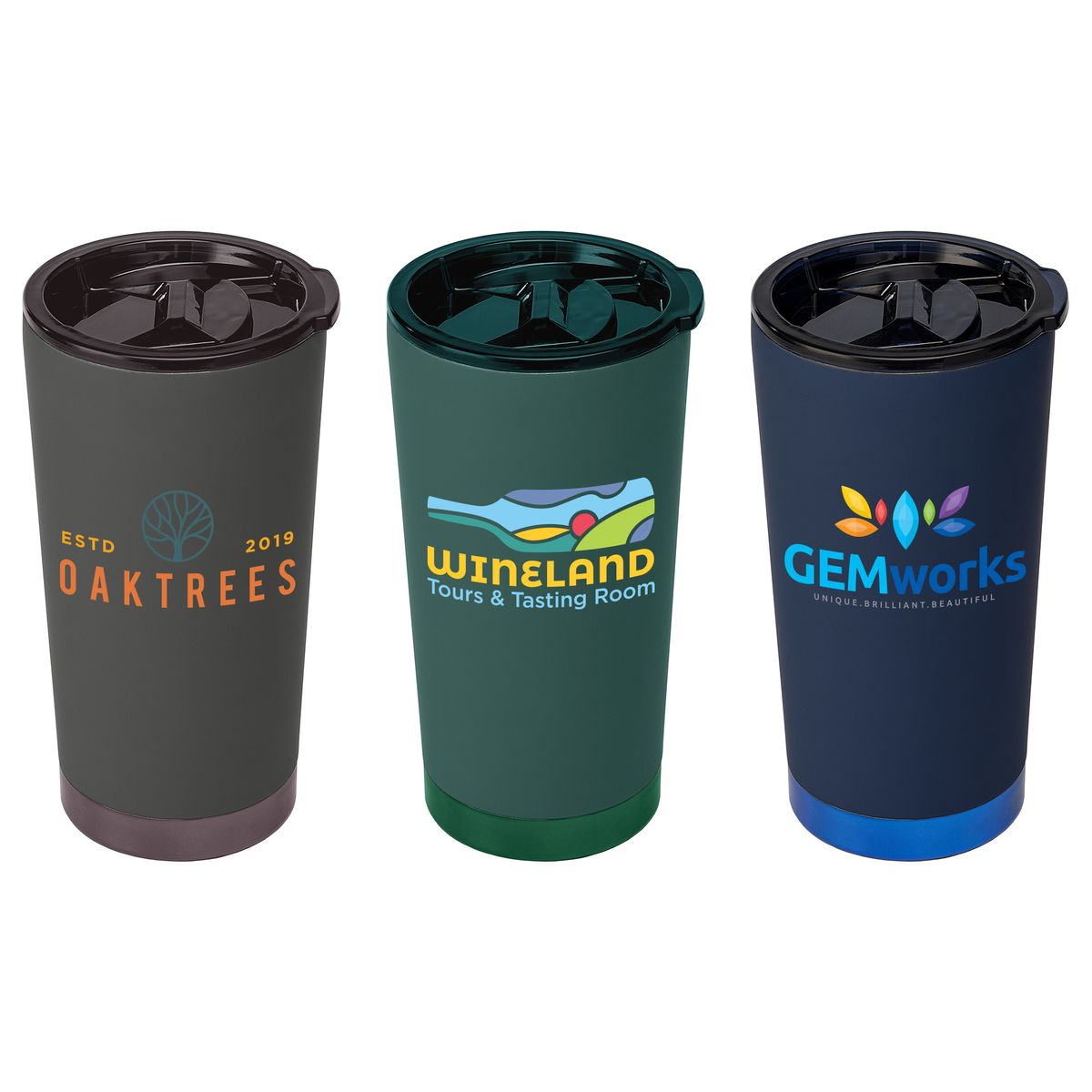 Whistler Monochrome - 18 oz. Double-Wall Stainless Tumbler - ColorJet