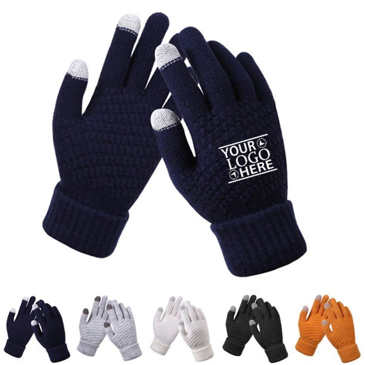 Knitted Gloves Touch Screen
