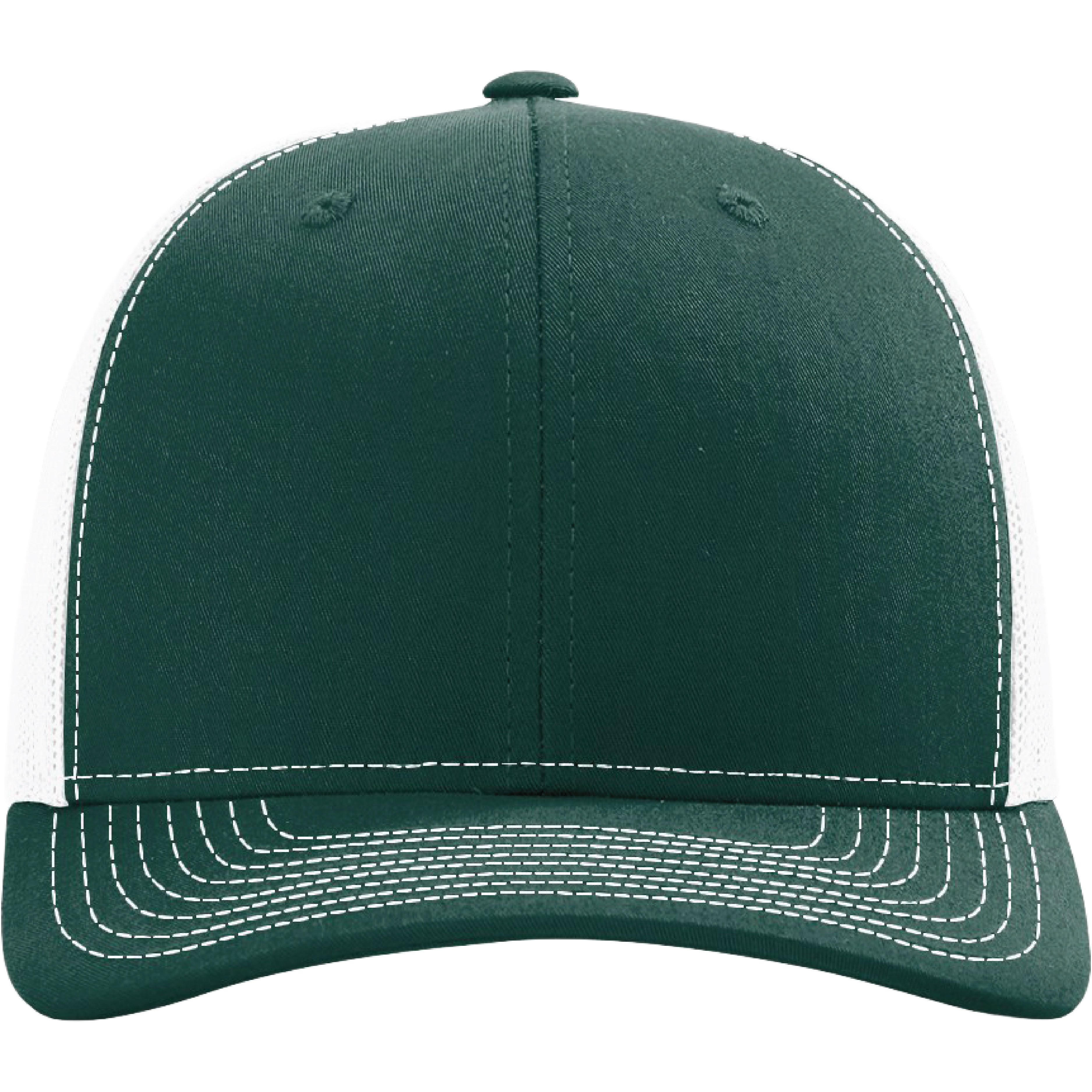Richardson 112 6-Panel Snapback Trucker Hat w/Leatherette Adhesive Patches or Embroidery 258