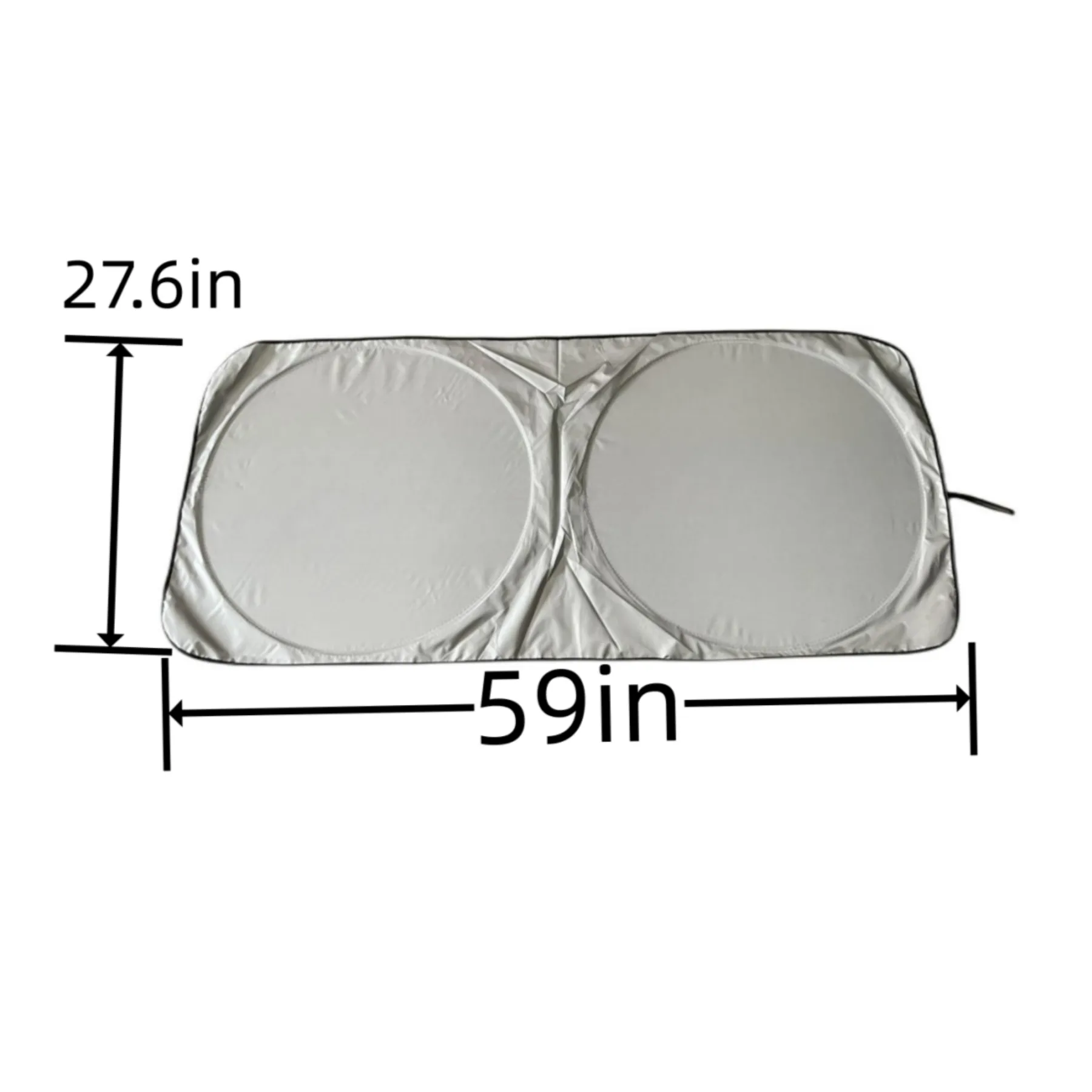 59" x 27.6" Car Windshield Sun Shade/Imprint: Full Colors 11