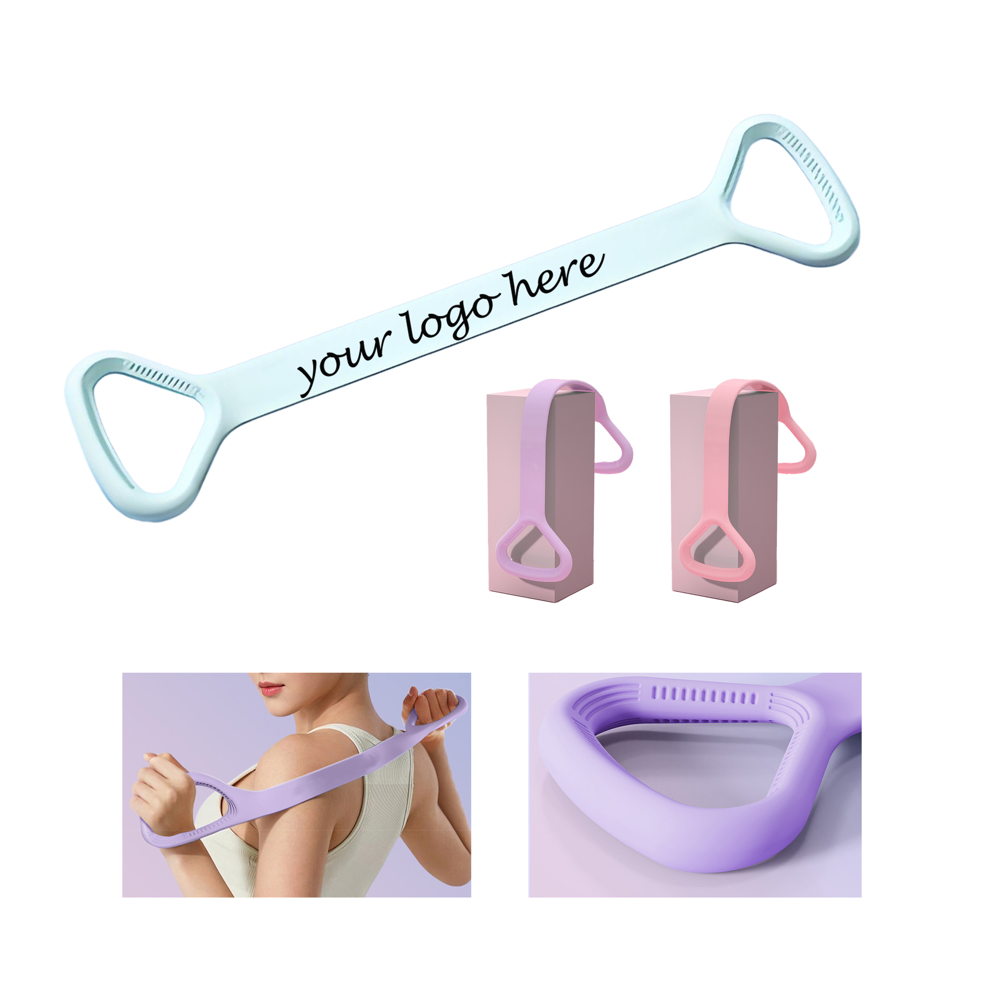 Compact Figure Eight Pull Strap for Full-Body Workouts