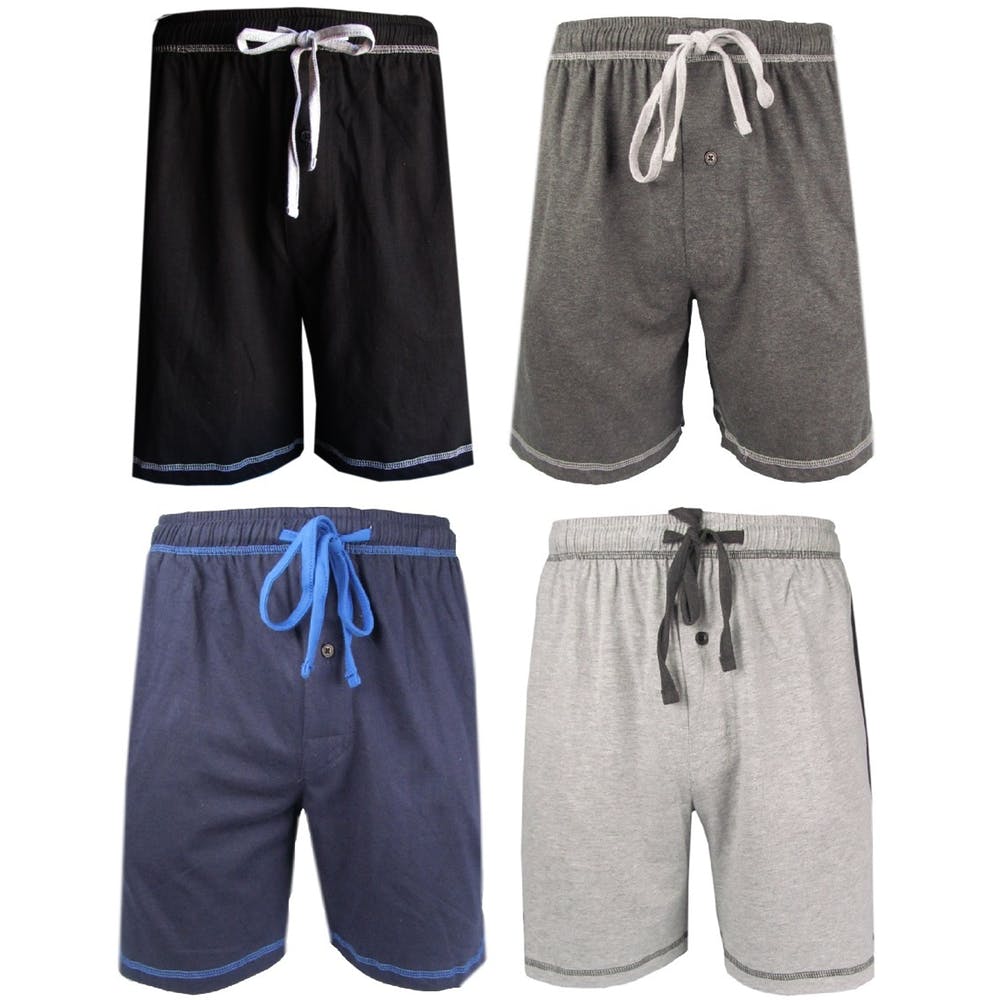 Men's Lounge Shorts - S-2X Cotton 3