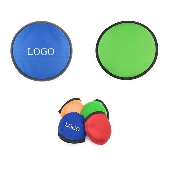 Foldable Pocket Flyer Disc with logo