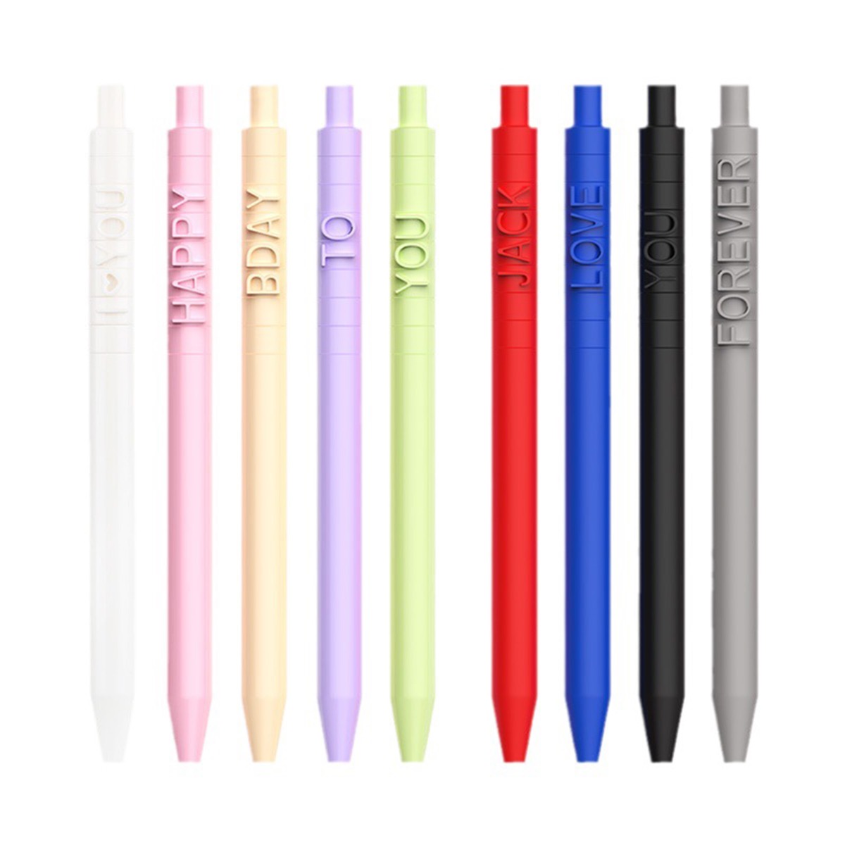 DIY Customized Lettering Neutral Pen 4