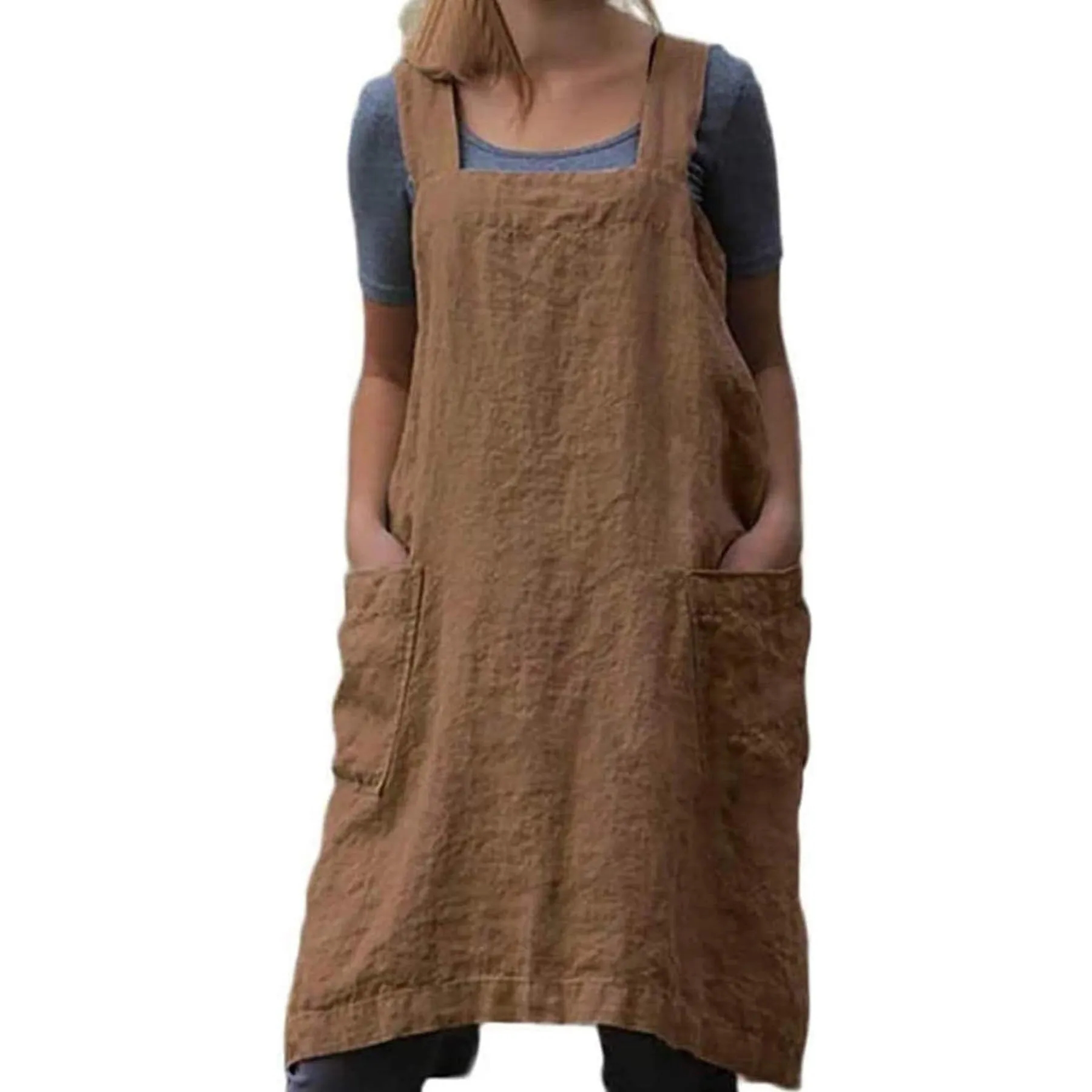 Cotton Linen Apron 32