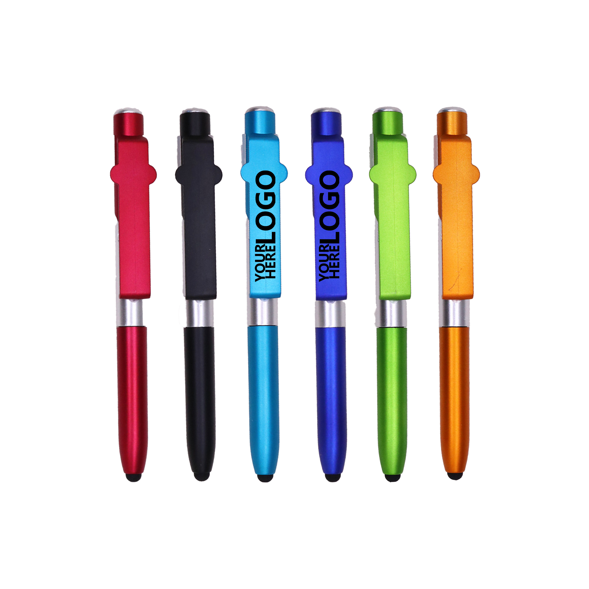 Multi-Function Capacitive Pen with LED Light and Phone Stand 2