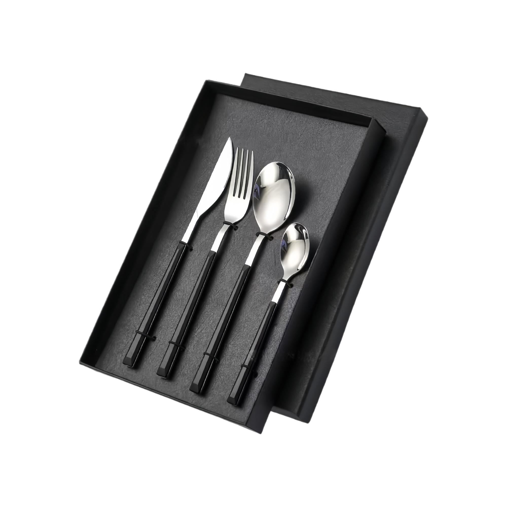 Four-piece Stainless Steel Cutlery Gift Box Set 8
