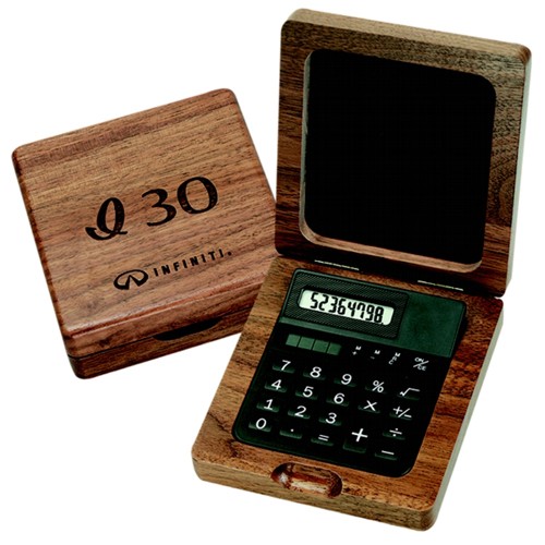 Wood Boxed Calculator 1439 Solid Dimensions