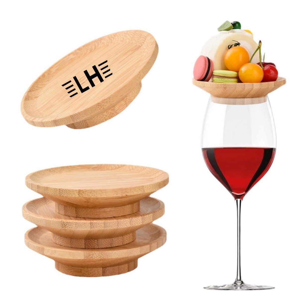 Wine Glass Topper Coaster Multifunctional Lid