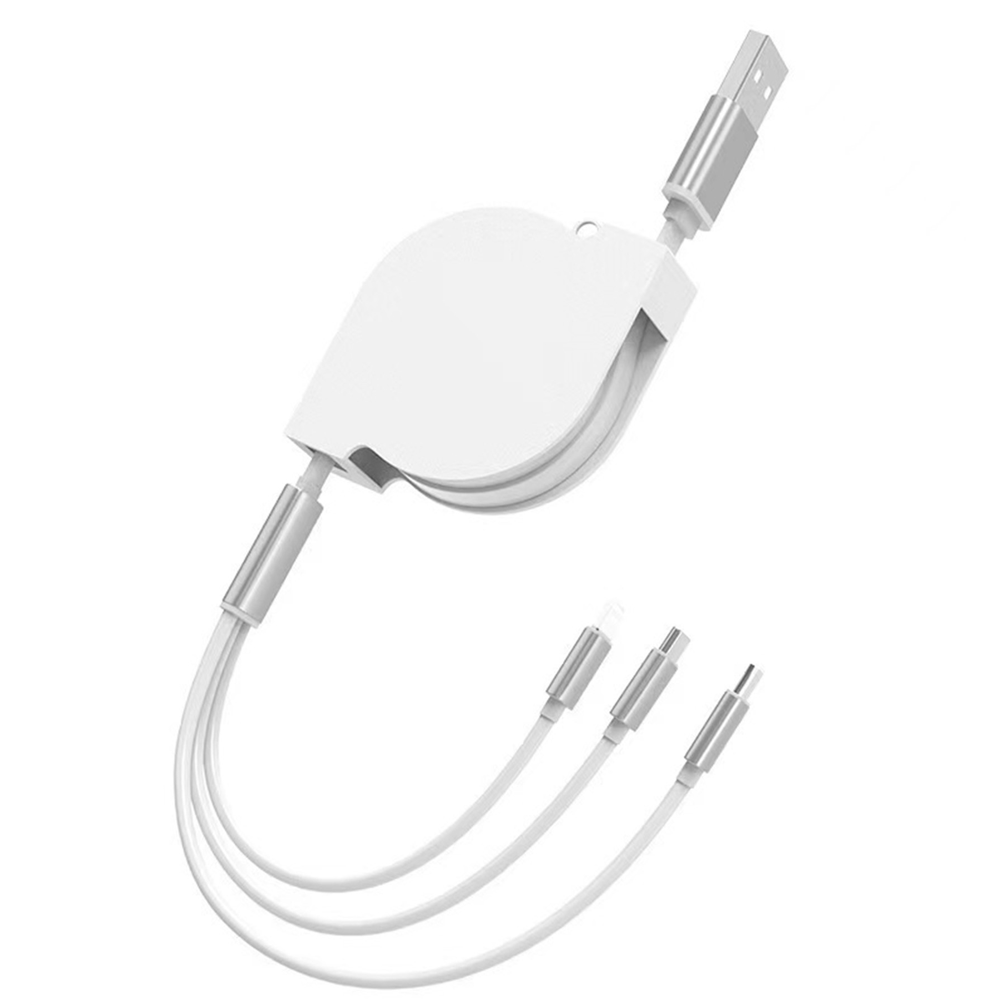 Retractable 3 In 1 Fast Charging Data Cable 5