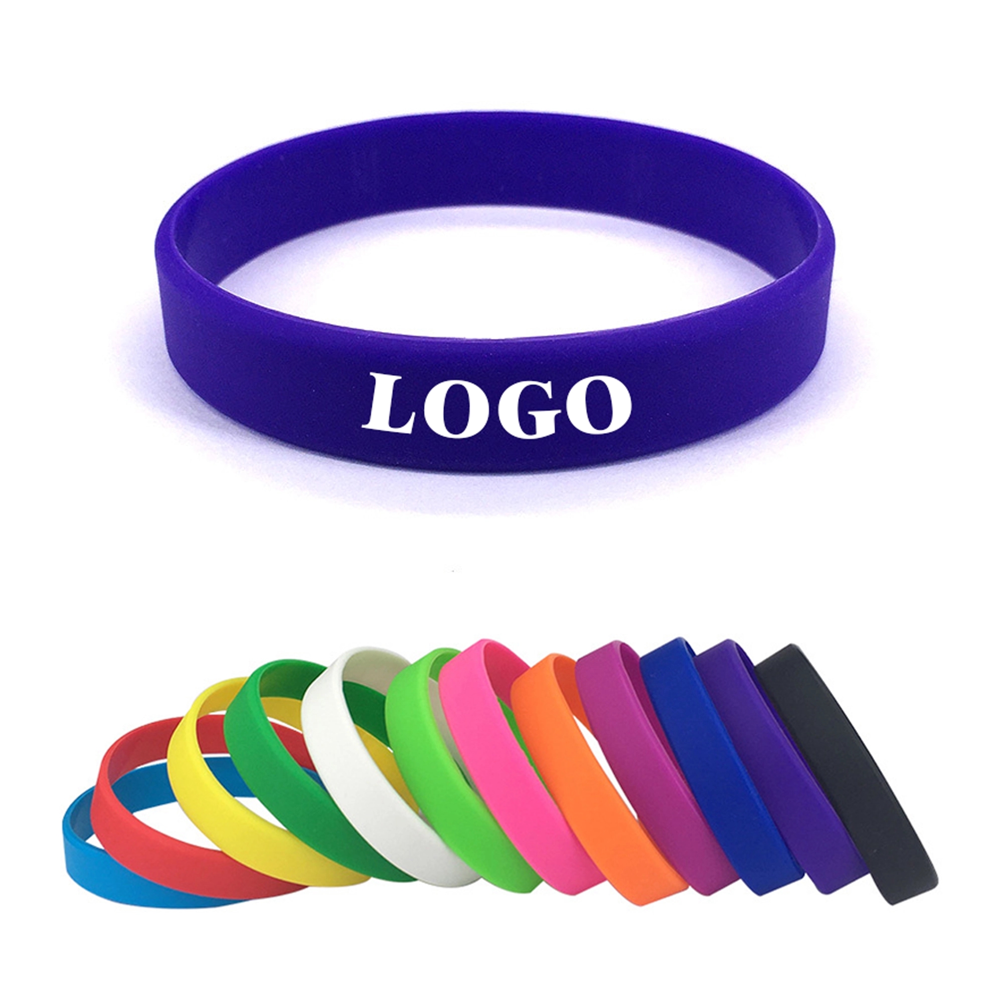 Silicone Sports Bracelet MOQ 100PCS 3