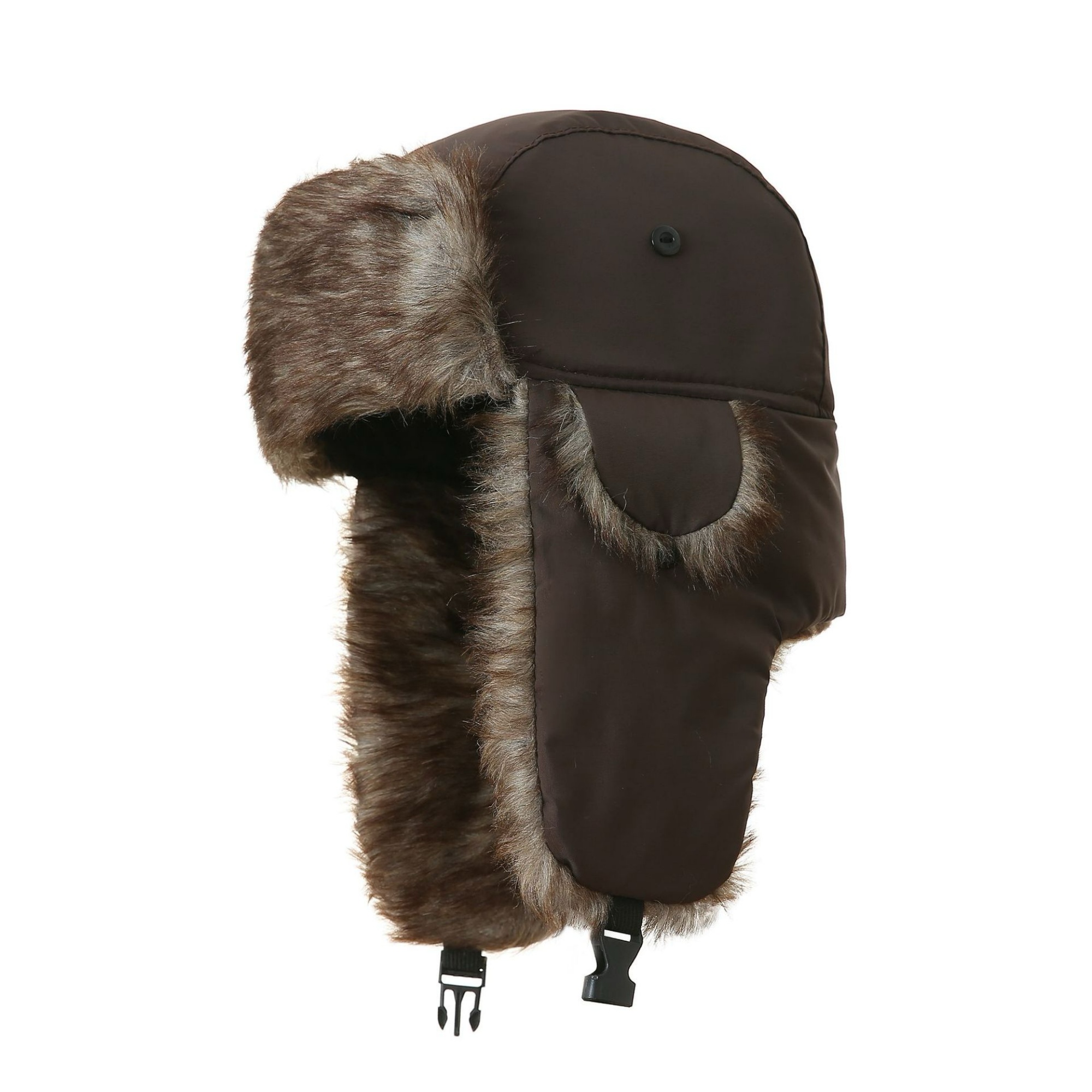 Insulated Faux Fur Aviator Hat for Snowy Conditions 13