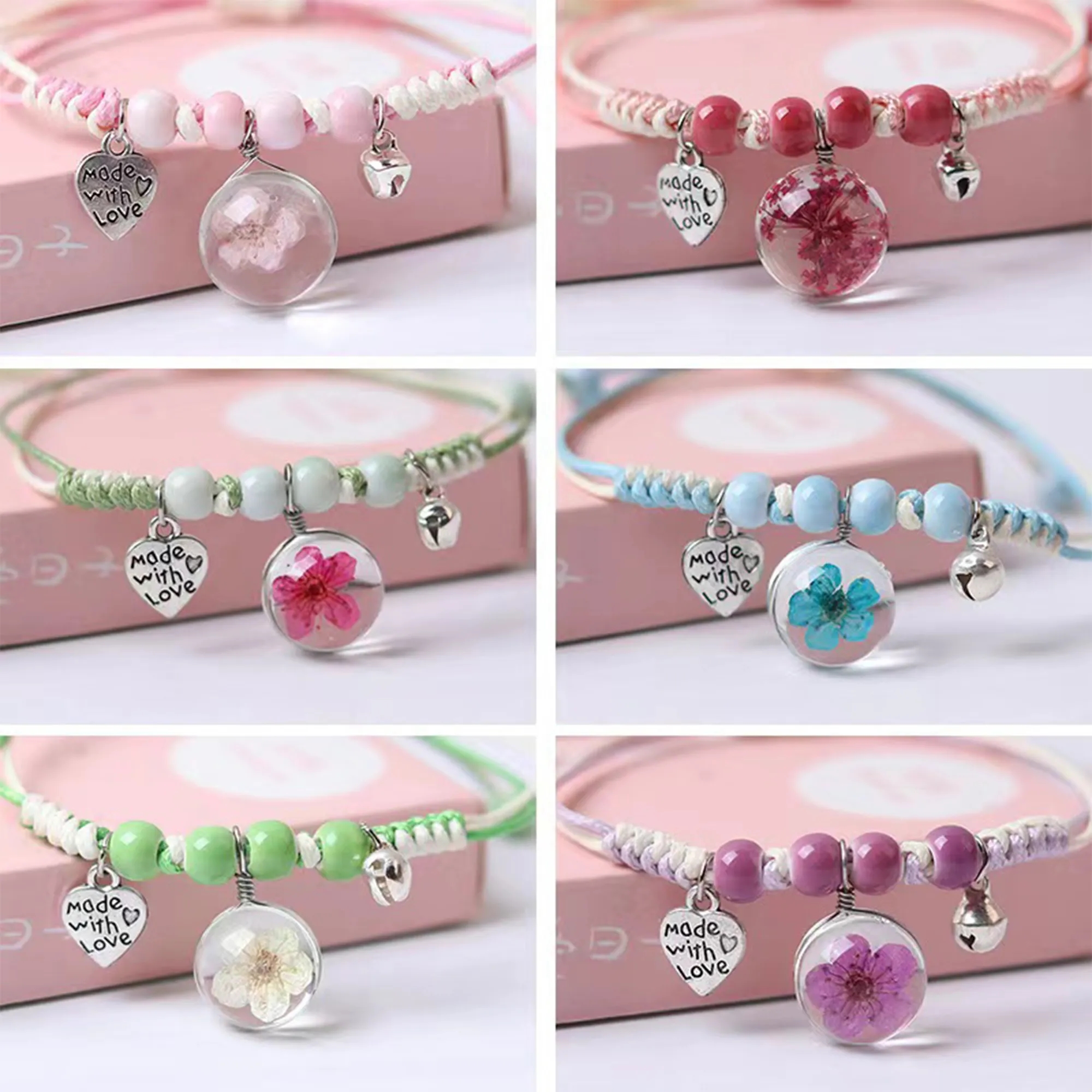 Women's Dried Flower Bracelet Can Be Customized With Logo 7