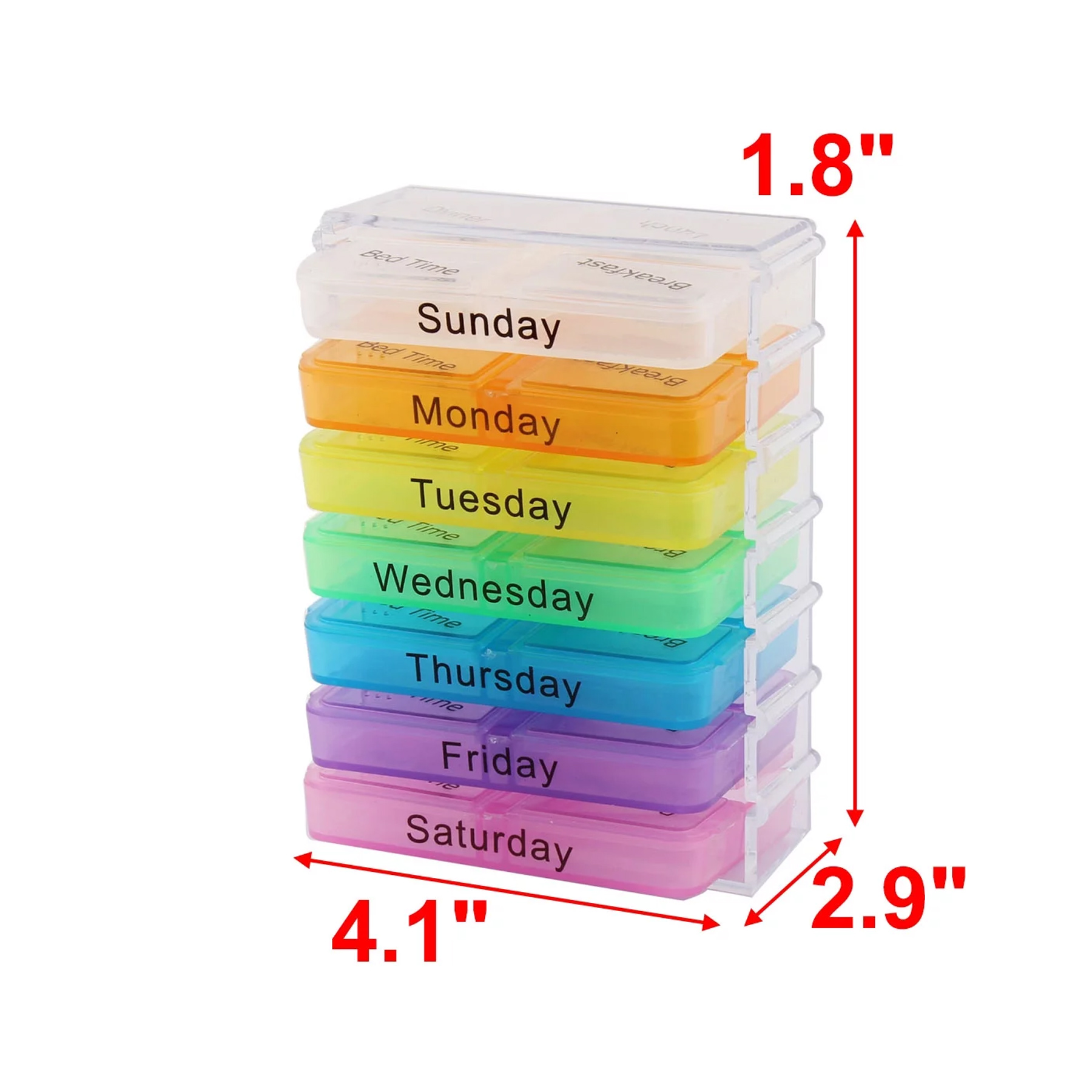 Weekly Pill Organizer 7 Days 7