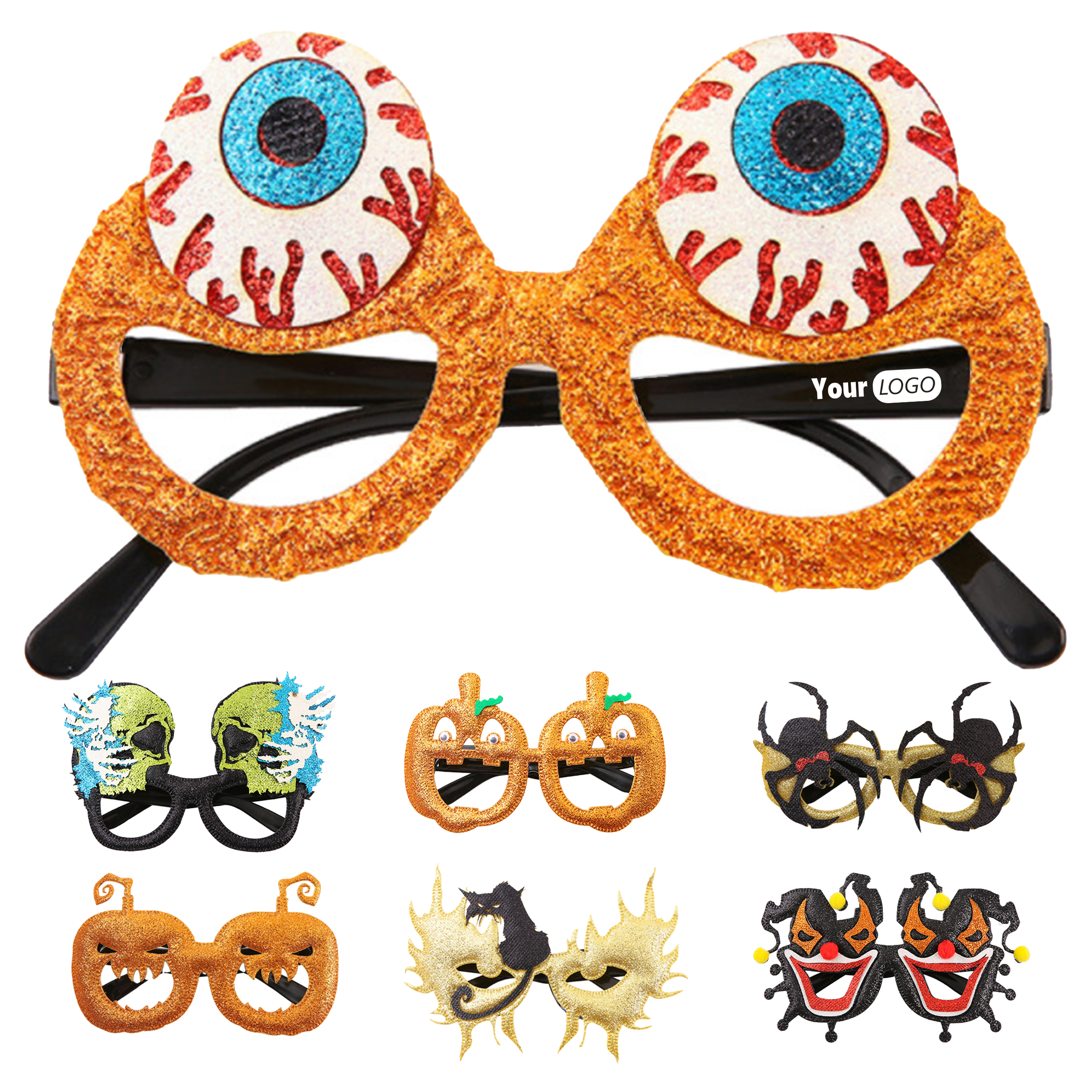 Cloth Creative Ghost Pumpkin Glasses 5