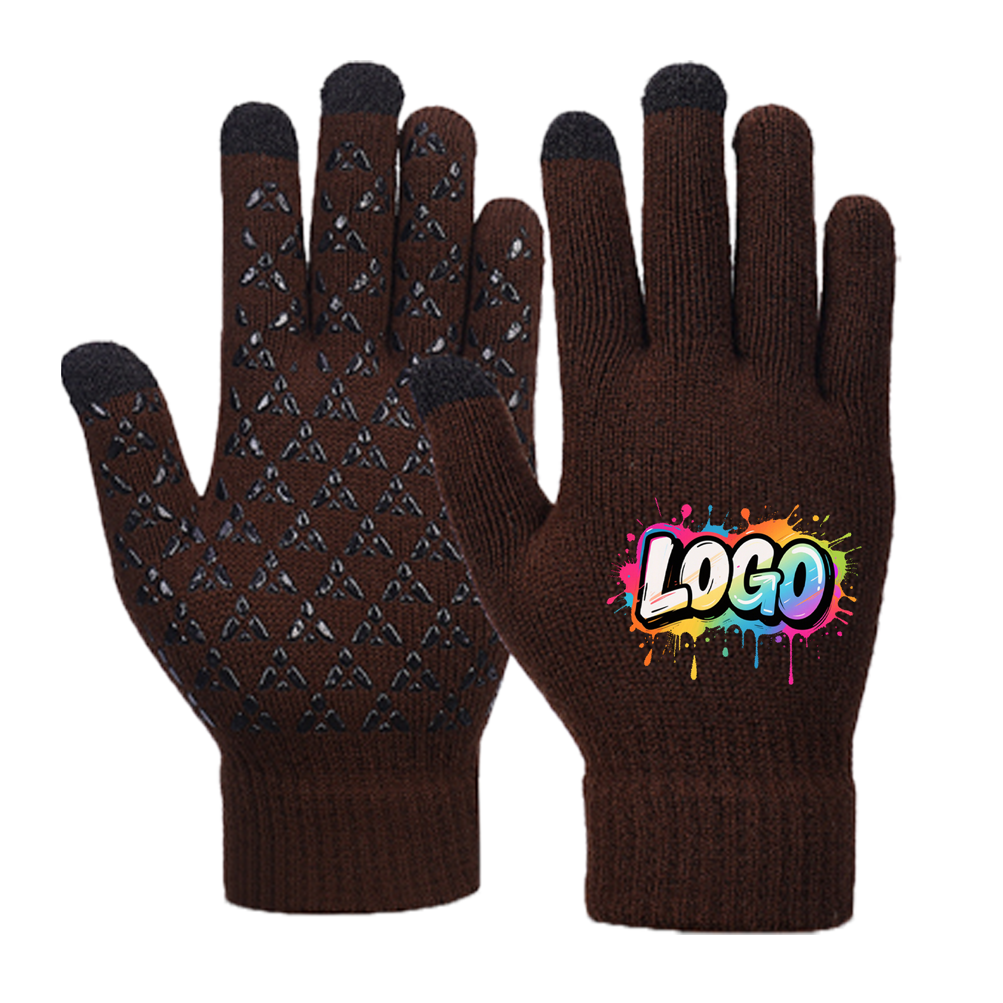 Winter Warm Knit Touchscreen Gloves 8