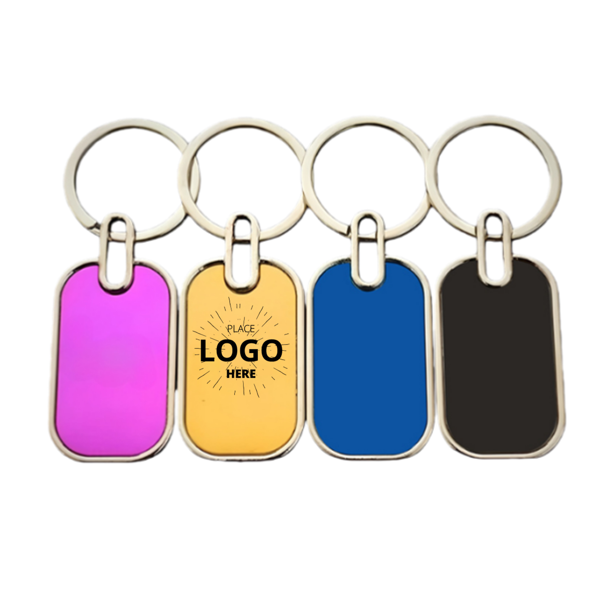 Bar-shaped hotel keychain
