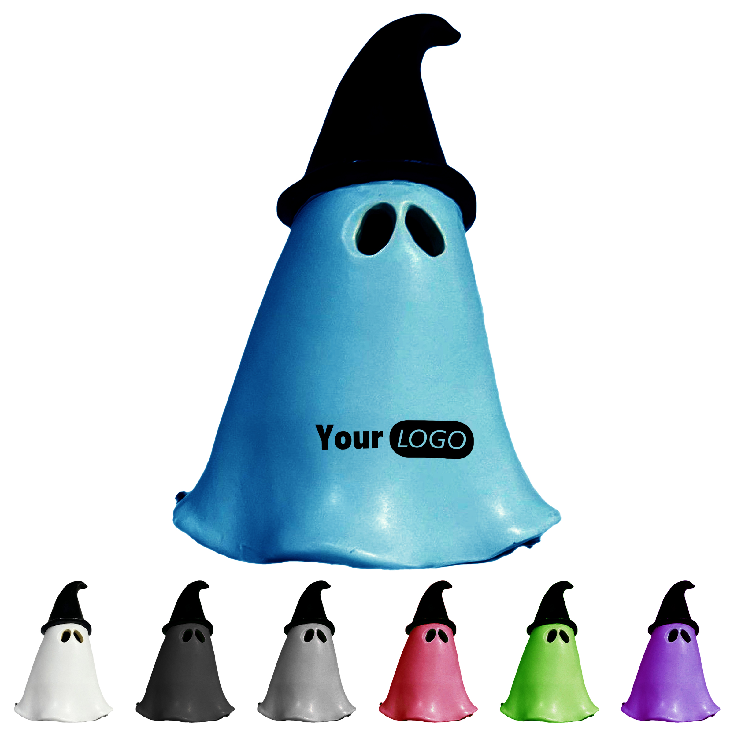 Resin Halloween Ghost Incense Burner ?C Frightfully Fun With Pumpkin And Witch Hat 7