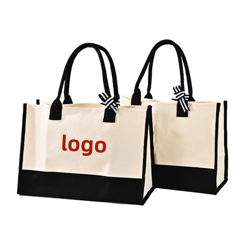 Canvas Shopping Bag, custom tote bag with logo imprint 3