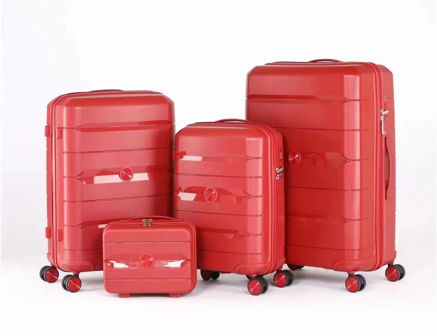 Double Rolling Wheels Suitcase 26