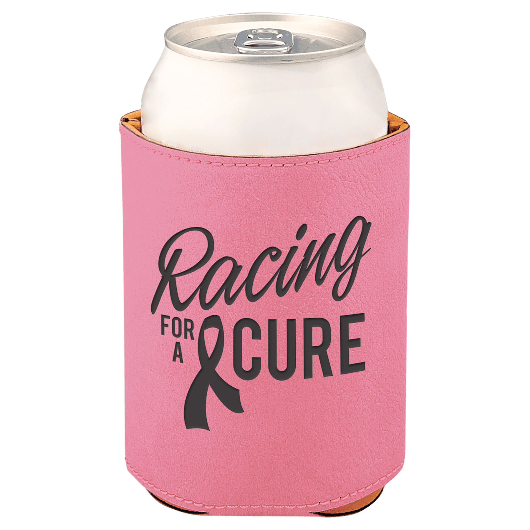 3 3/4" Leatherette Beverage Holder, custom koozie with logo imprint 6