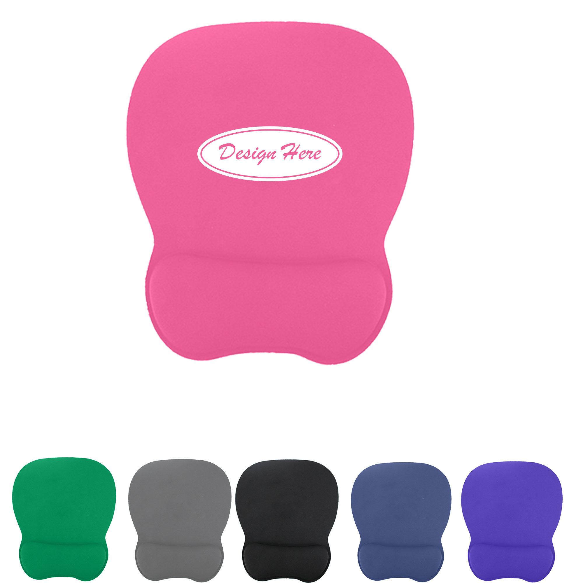 Ergonomic Gel Wrist Support Mouse Pad for Comfort & Stability