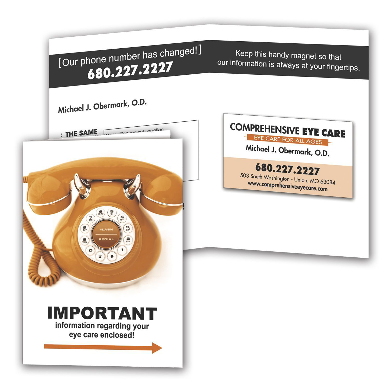 Bifold 5-3/4 x 8-1/4 Direct Mail Postcard