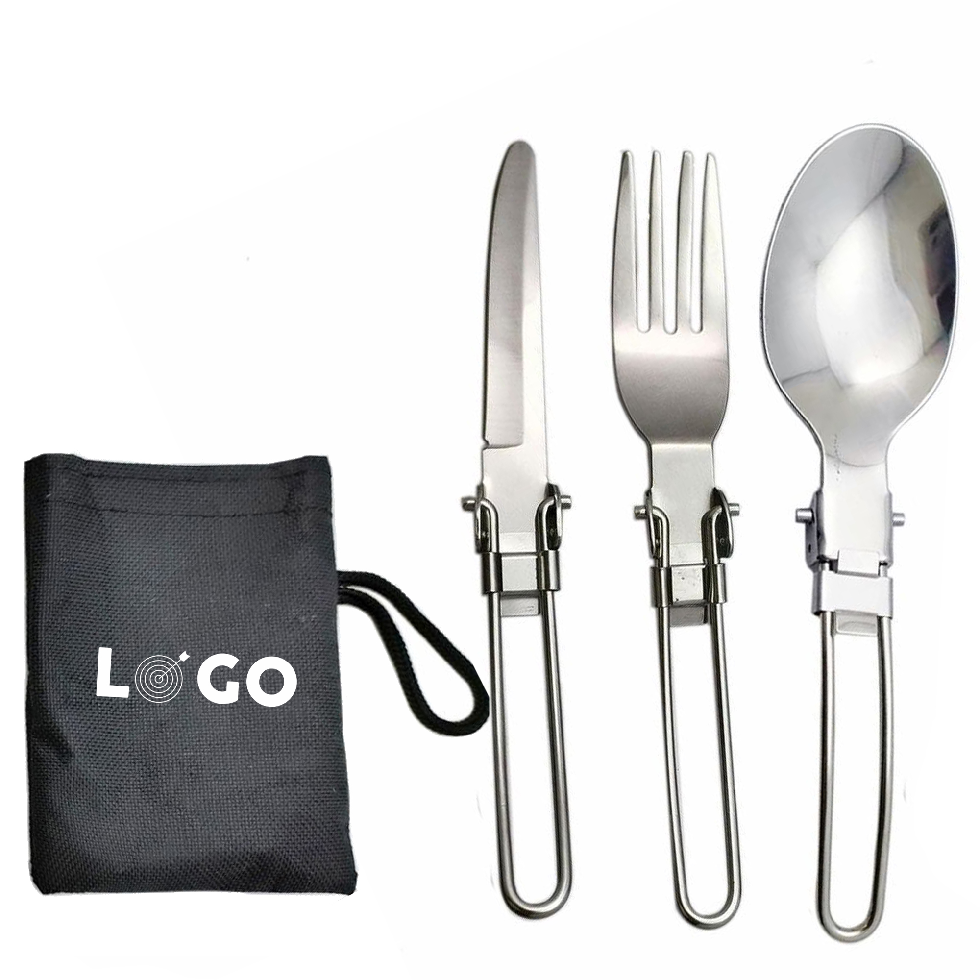 3 Pcs Camping Stainless Steel Flatware Set 6