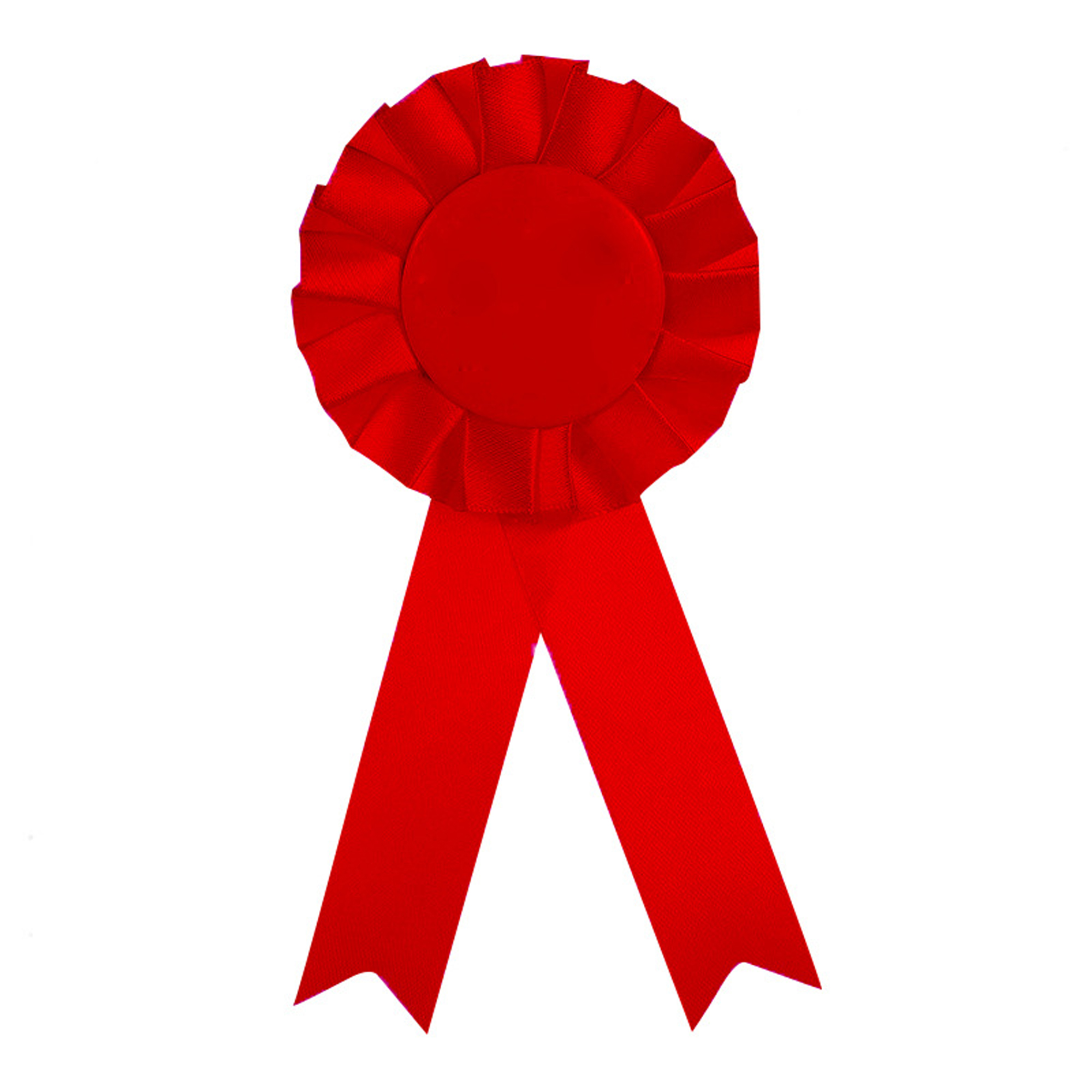 Round Shape Satin Ribbon Pin Award Badge 3