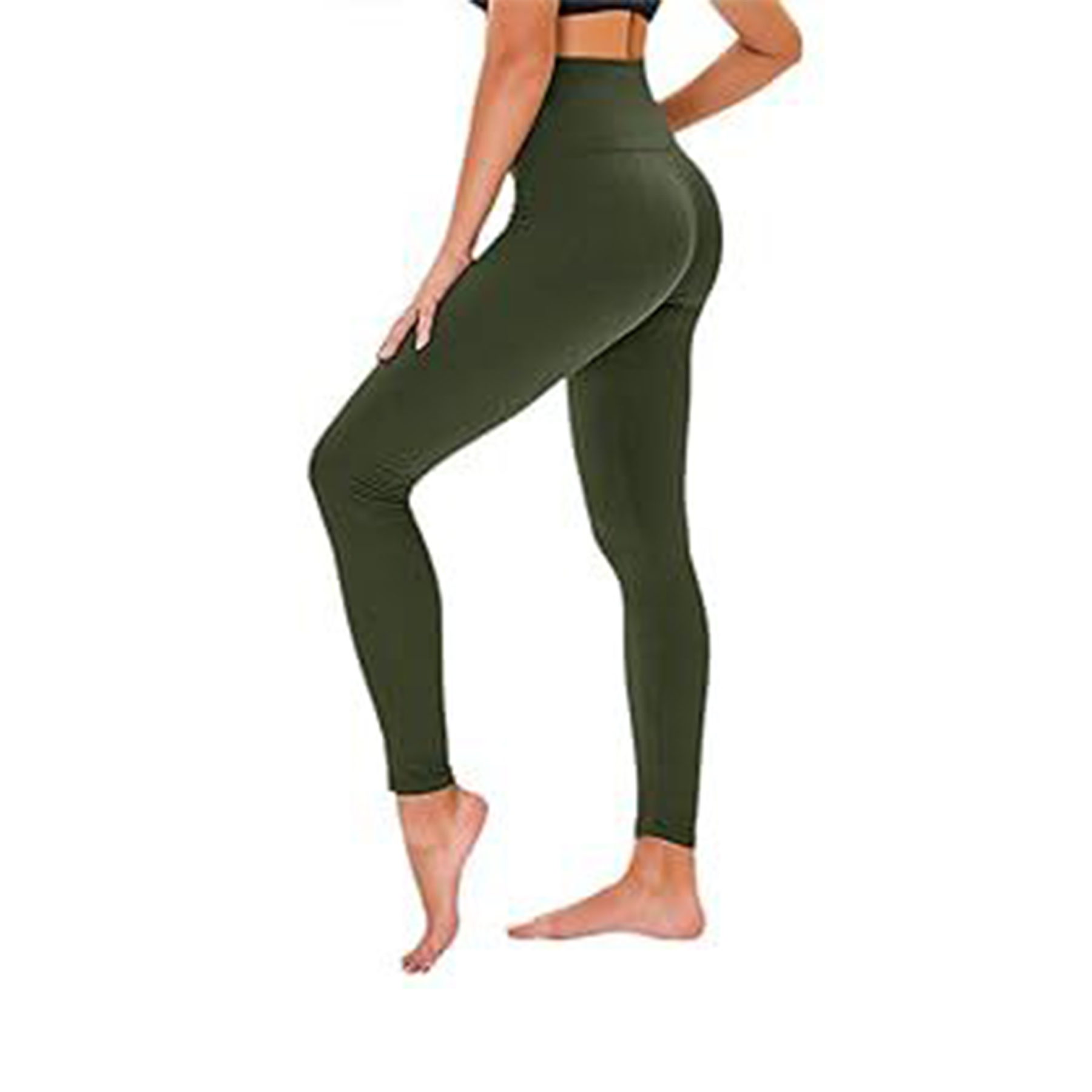 Women Fleece Lined Waist Winter Thermal Yoga Leggings 38