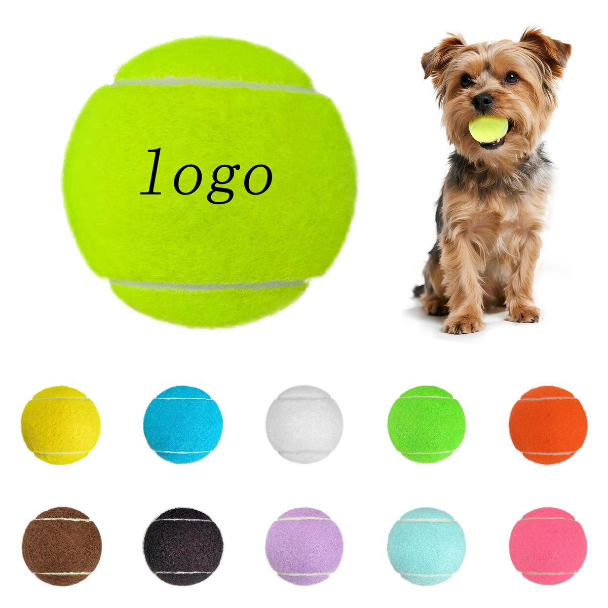 Durable Chew Toy Tennis Ball For Pets