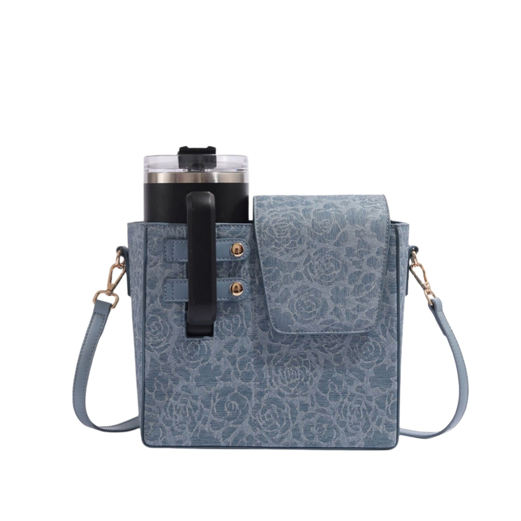 Crossbody Case with Sports Water Bottle Holder 39