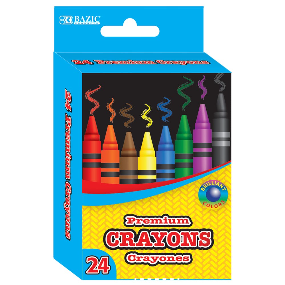 Crayons - 24 Count Assorted Colors 3