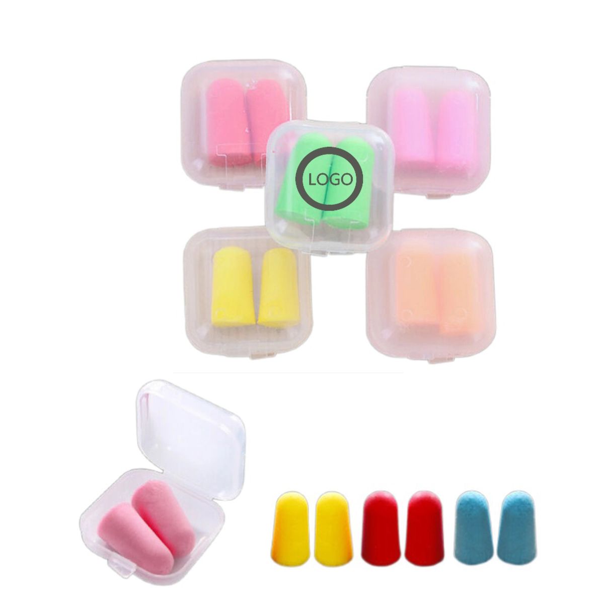Foam Earplug In Plastic Box 8