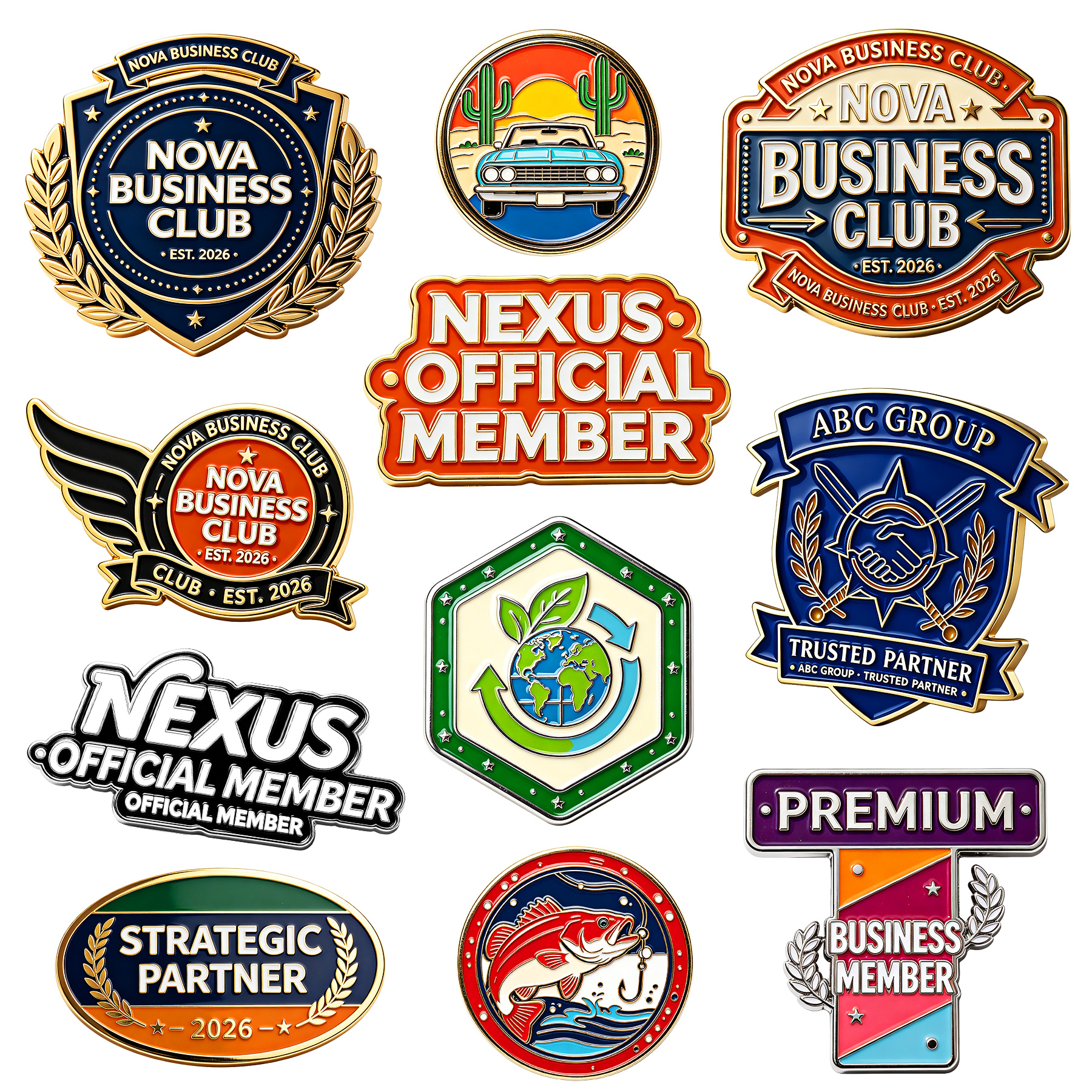 1" Custom Soft Enamel Lapel Pin