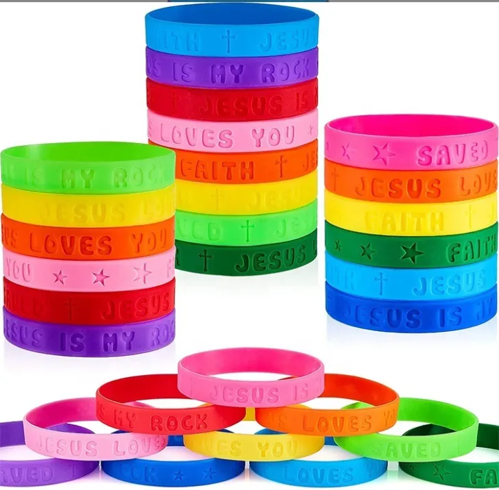 Debossed Silicone Wristband