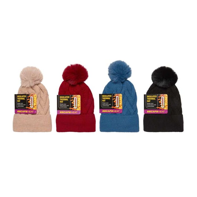 Women's Patterned Cuff Hats Assorted Colors 3