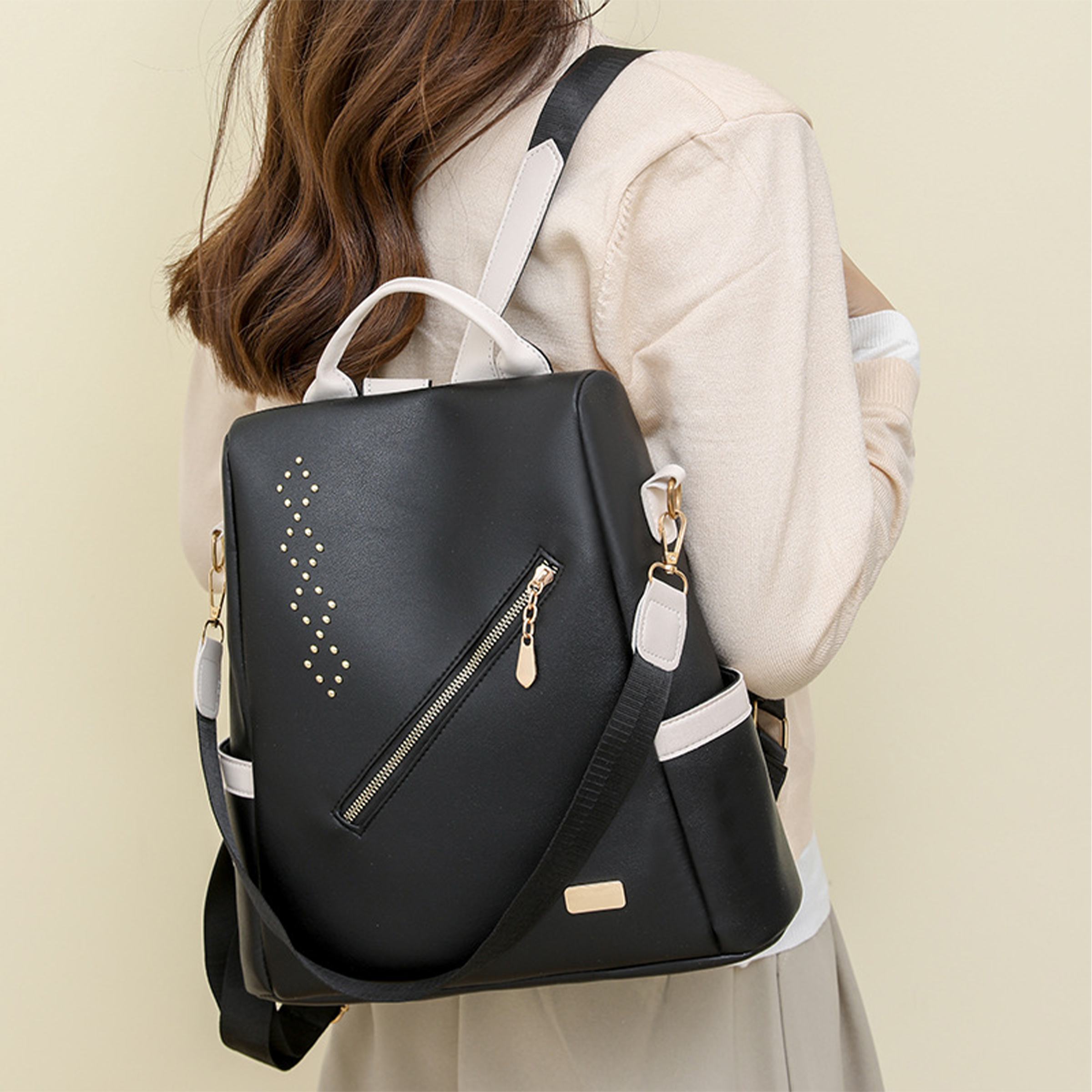 Pu Travel Leisure Backpack 15