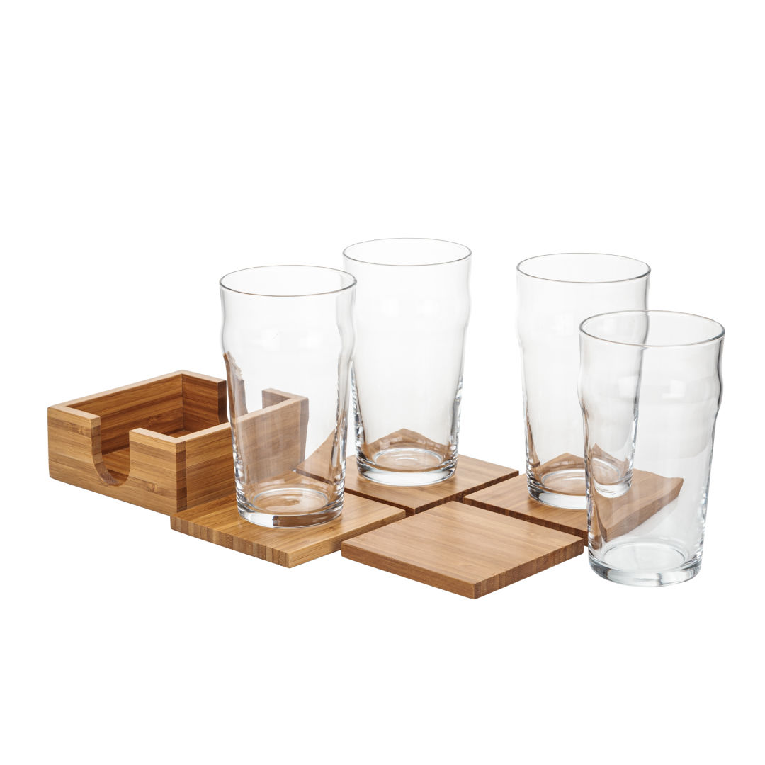 Bamboo Coaster Gift Set