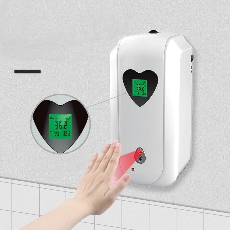 Automatic Hand Sanitizer Dispenser with Thermometer